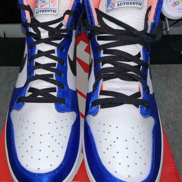 Nike Dunk High Blue Satin W Size 12 Womens/10.5 Mens DV2185-100 NIB - Picture 9 of 12